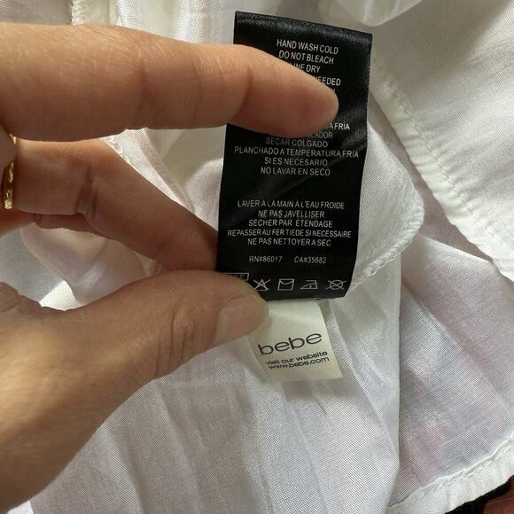 2B Bebe Animal Print Babydoll Maxi Dress Sz L Maximalism Y2K 2000s Halter Lined - Picture 8 of 11